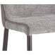 Klaus 41.75 inch Gunmetal / Flint Grey / Napa Taupe Counter Stool